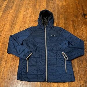 Oakley Men's Radical Puffer Water Repellent Hooded Jacket XL